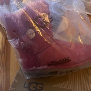 UGG Red Bailey Button Boots
